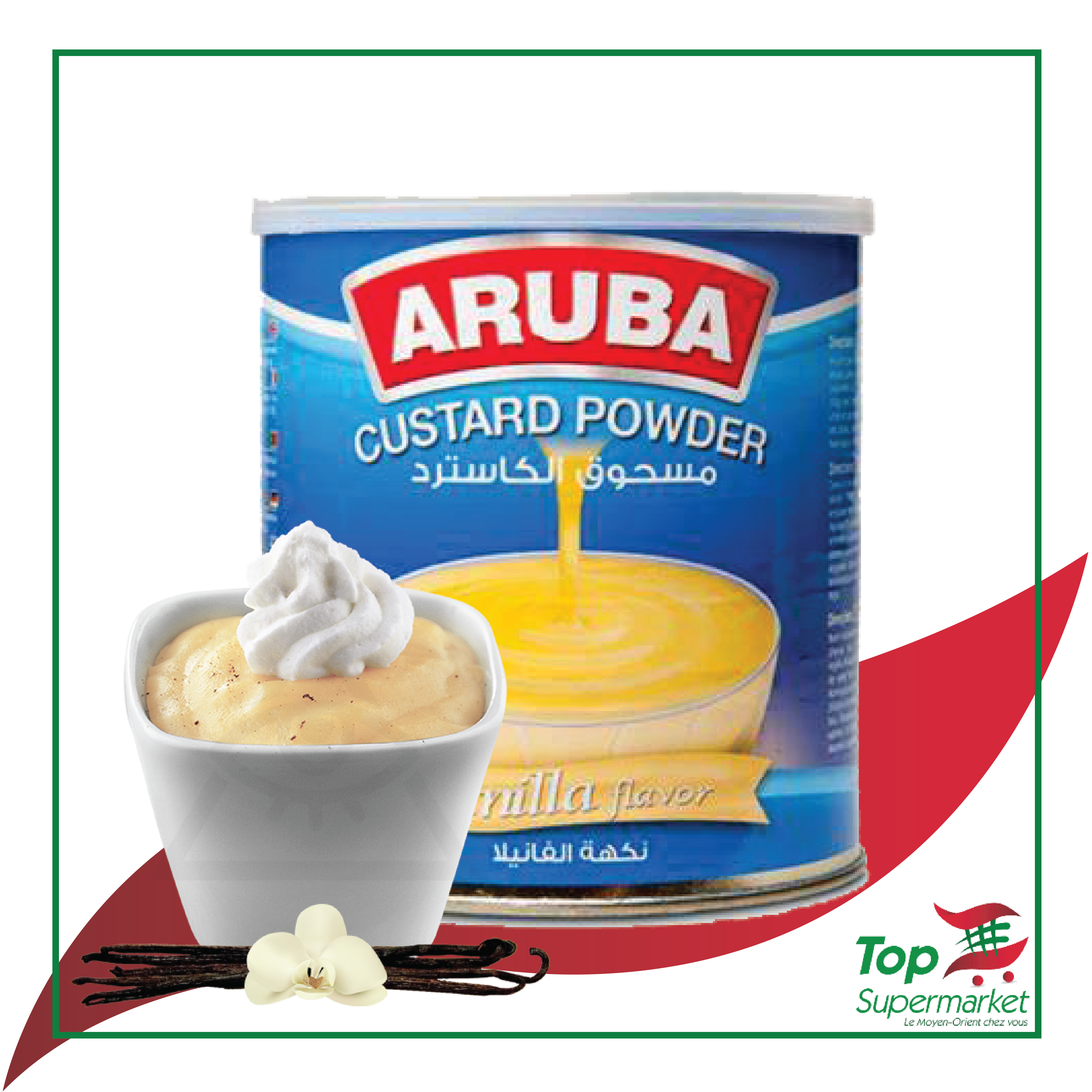 Aruba Custard Vanilla (Tin) 300gr